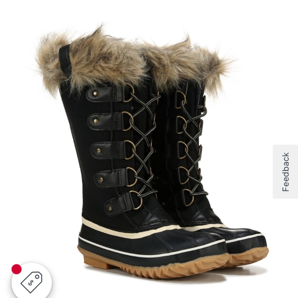 JBU Bella tan Waterproof Winter Boot Size 7